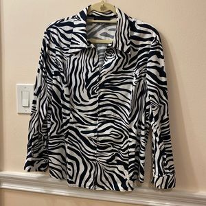 Animal Print Cotton Top